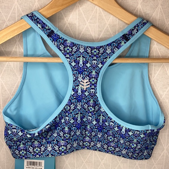 Coolibar Reversible Swim Bra - Picture 8 of 10